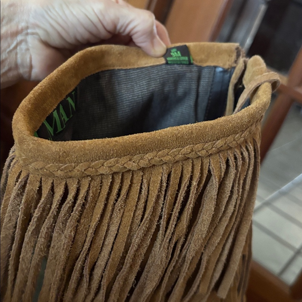 Sam Elderman Tasseled Suede high boots - Picture 11 of 14